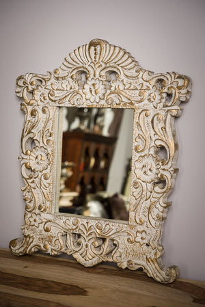 Drevené zrkadlo Nizam - Zrkadla - Indický nábytok a bytové doplnky - Colony