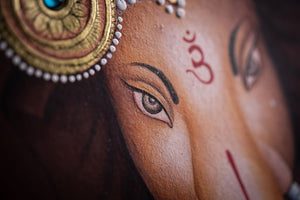 Exkluzívna maľba Ganesha - boh múdrosti