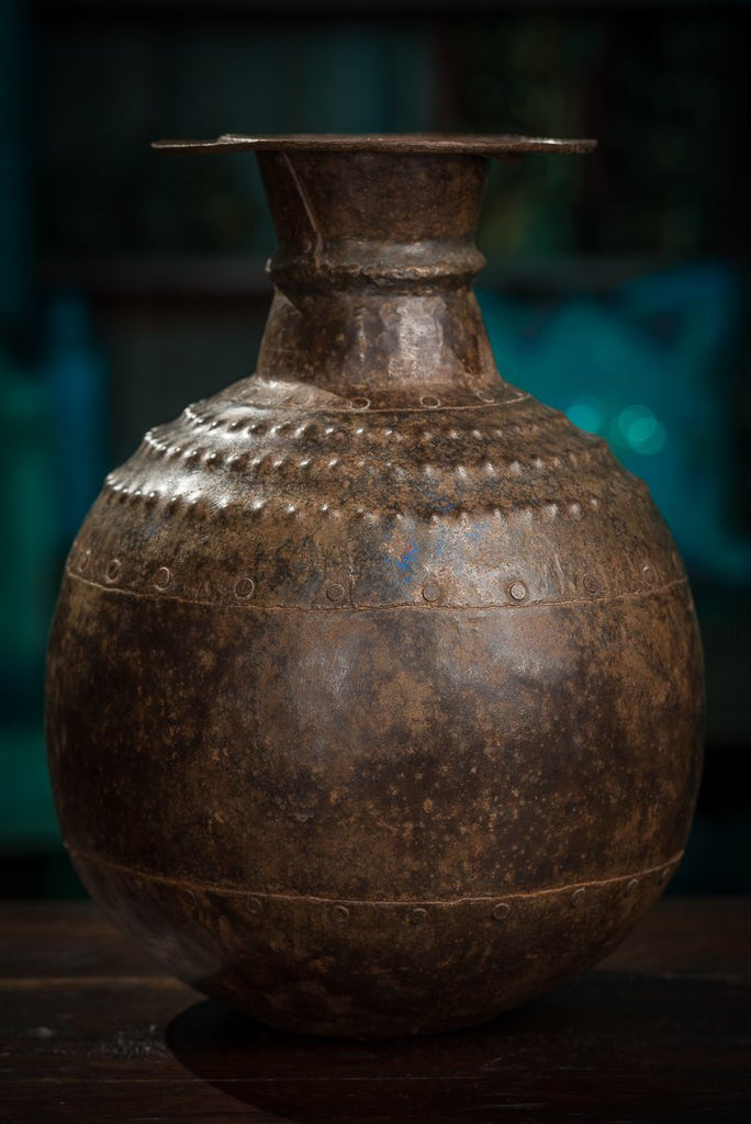Kovová váza Jaisalmer IV - Vazy, misky - Indický nábytok a bytové doplnky - Colony
