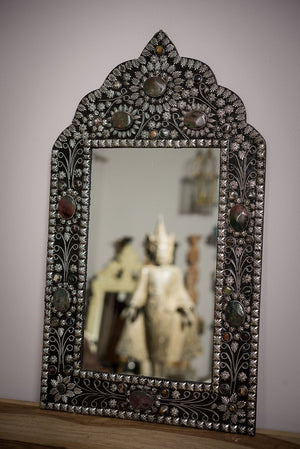 Zrkadlo s intarziou - Zrkadla - Indický nábytok a bytové doplnky - Colony