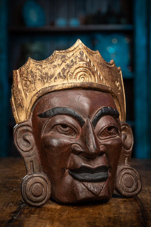 Drevená maska Nepál II