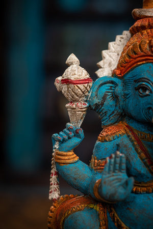 Maľovaný Ganesha II