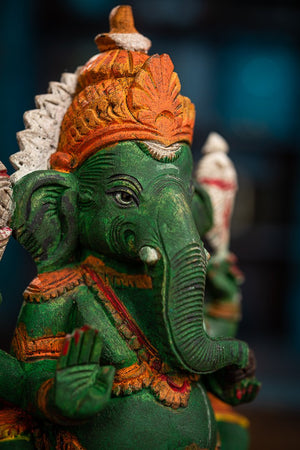 Maľovaný Ganesha III