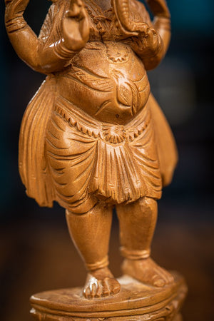 Drevený Ganesha